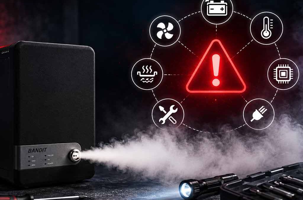 Bandit 240 DB foutmeldingen: oplossings­procedure